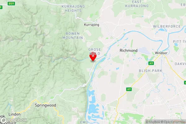 Yarramundi,New South Wales Area Map