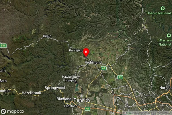 North Richmond,New South Wales Satellite Map