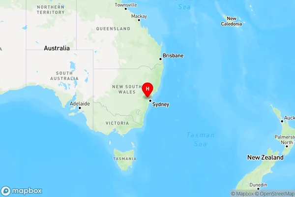 The Slopes,New South Wales Region Map