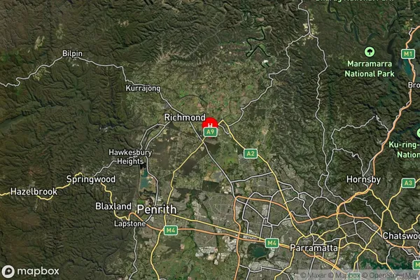 Bligh Park,New South Wales Satellite Map