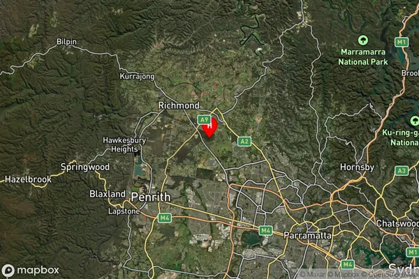 Windsor Downs,New South Wales Satellite Map