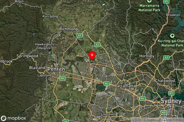 Colebee,New South Wales Satellite Map