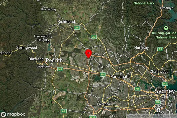 Glendenning,New South Wales Satellite Map