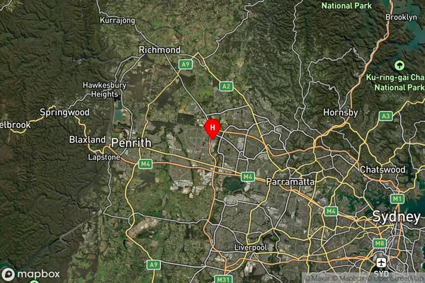 Glendenning Dc,New South Wales Satellite Map