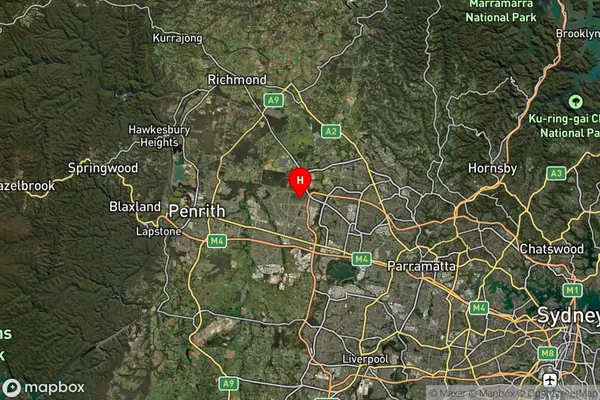 Oakhurst,New South Wales Satellite Map