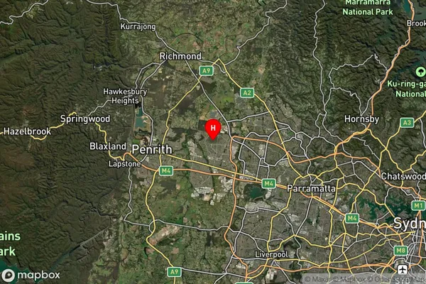 Blackett,New South Wales Satellite Map