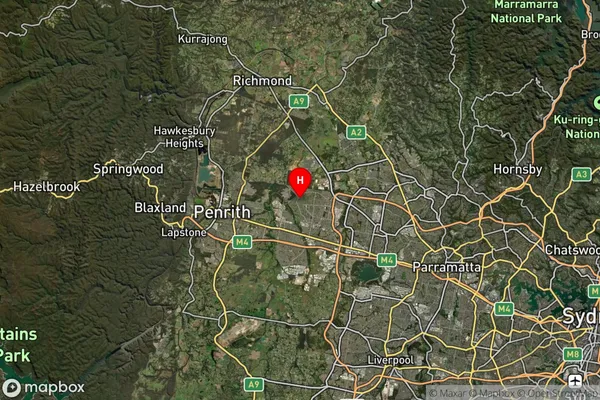 Lethbridge Park,New South Wales Satellite Map