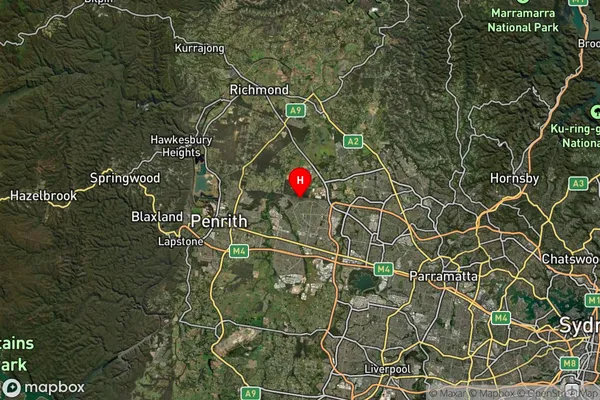 Shalvey,New South Wales Satellite Map