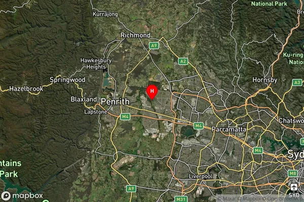 Tregear,New South Wales Satellite Map