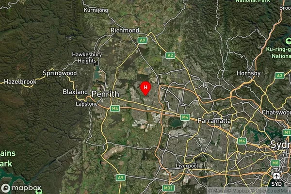 Whalan,New South Wales Satellite Map