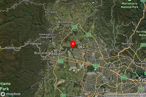 Willmot,New South Wales Satellite Map