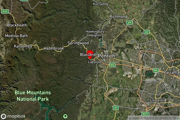 Glenbrook,New South Wales Satellite Map