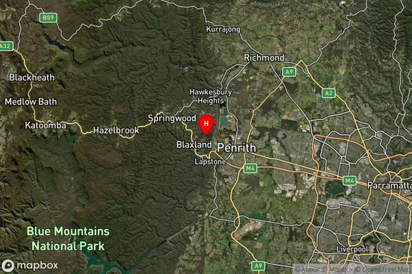 Mount Riverview,New South Wales Satellite Map