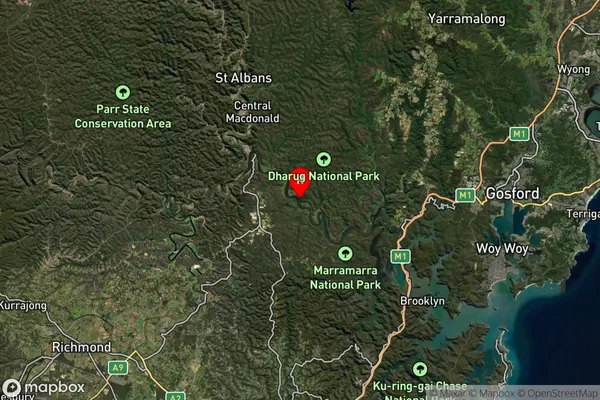 Gunderman,New South Wales Satellite Map