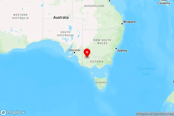 Warracknabeal,Victoria Region Map