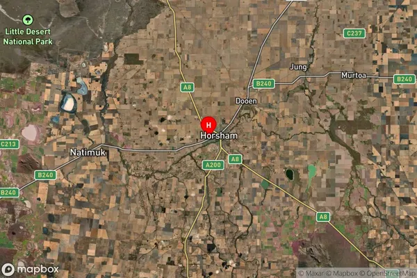 Wonwondah East,Victoria Satellite Map