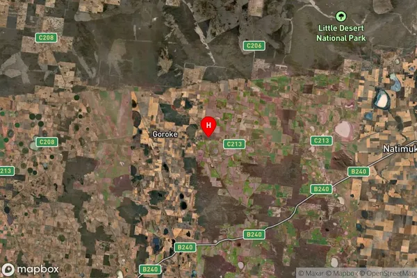 Gymbowen,Victoria Satellite Map