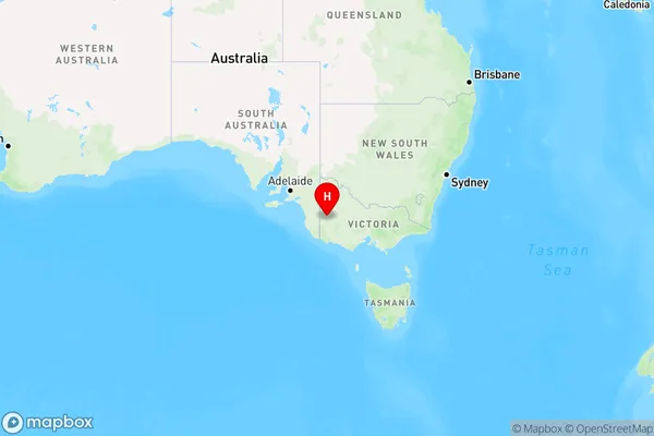 Gymbowen,Victoria Region Map