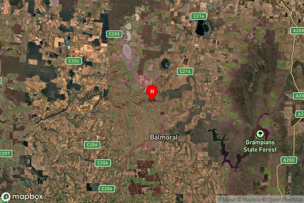 Kanagulk,Victoria Satellite Map