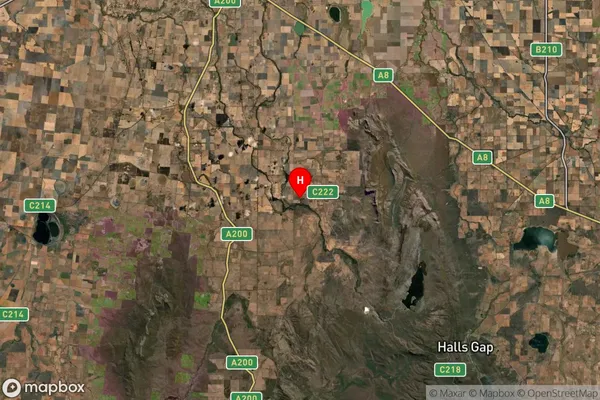 Laharum,Victoria Satellite Map