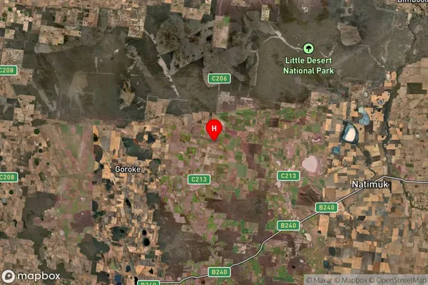 Nurcoung,Victoria Satellite Map