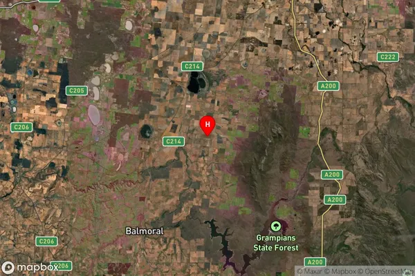 Telangatuk East,Victoria Satellite Map