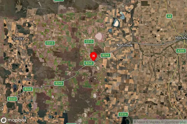 Tooan,Victoria Satellite Map