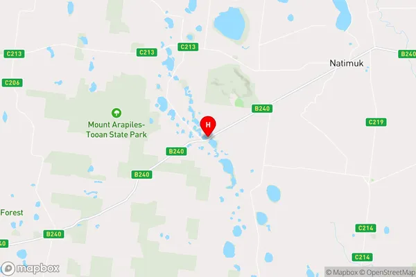 Tooan,Victoria Area Map