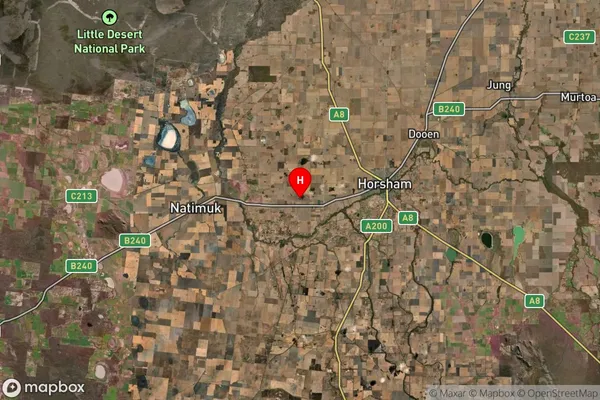 Vectis,Victoria Satellite Map