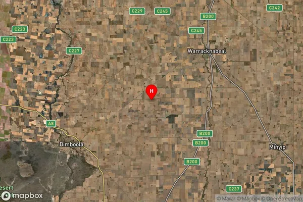 Wallup,Victoria Satellite Map