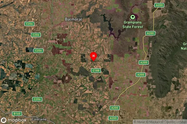 Gatum,Victoria Satellite Map