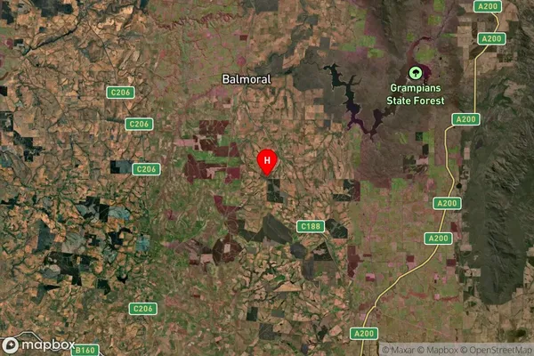 Vasey,Victoria Satellite Map