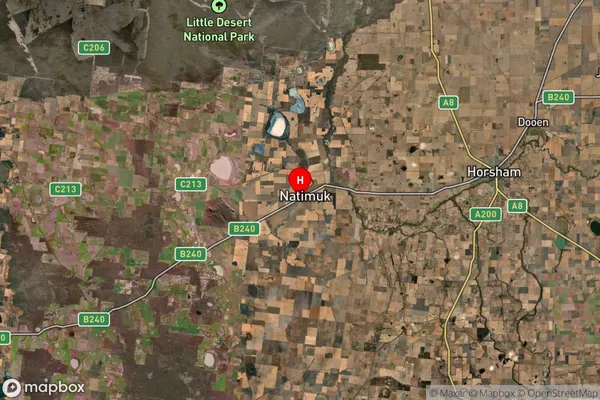 Natimuk,Victoria Satellite Map