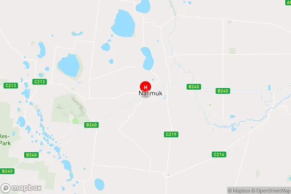 Natimuk,Victoria Area Map