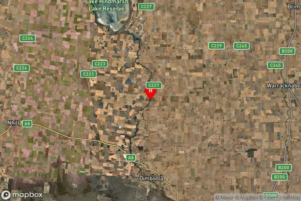 Antwerp,Victoria Satellite Map