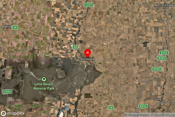 Dimboola,Victoria Satellite Map