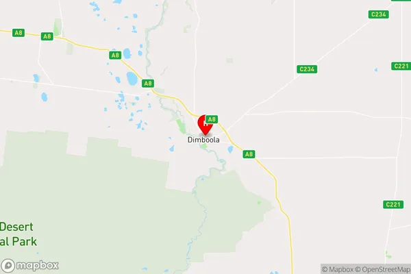 Dimboola,Victoria Area Map