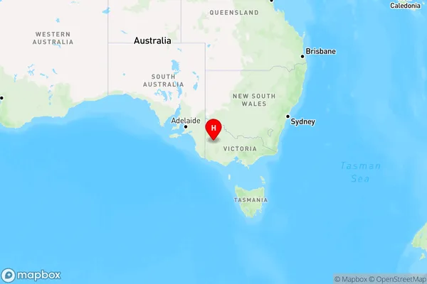 Dimboola,Victoria Region Map