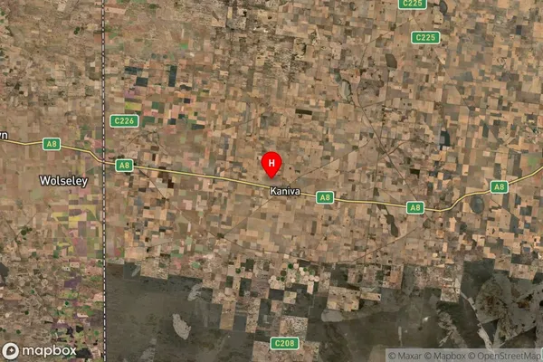 Kaniva,Victoria Satellite Map