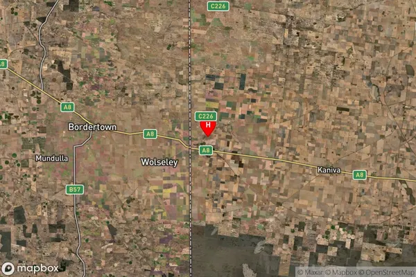 Serviceton,Victoria Satellite Map