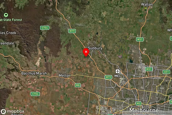 Plumpton,Victoria Satellite Map