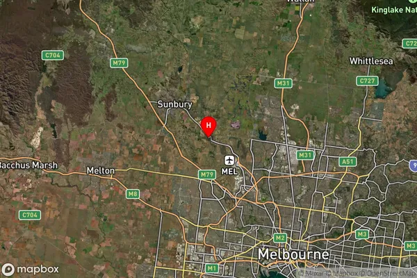 Bulla,Victoria Satellite Map