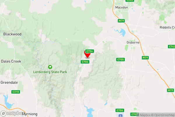 Bullengarook,Victoria Area Map