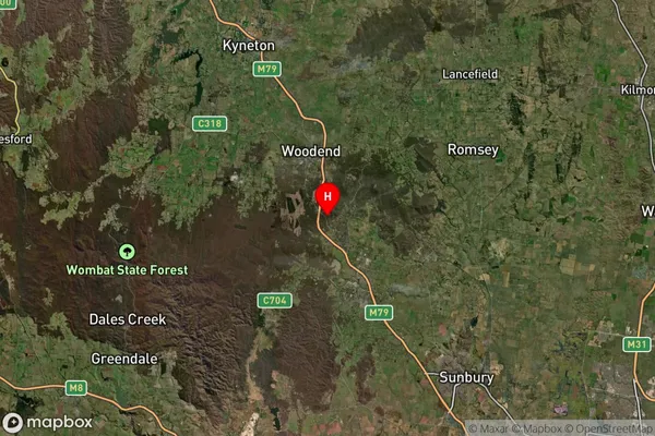 Macedon,Victoria Satellite Map