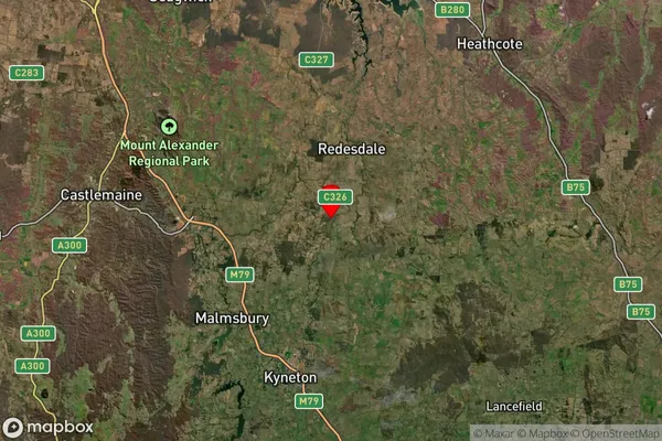 Barfold,Victoria Satellite Map