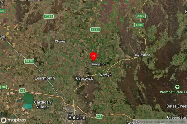 Allendale,Victoria Satellite Map