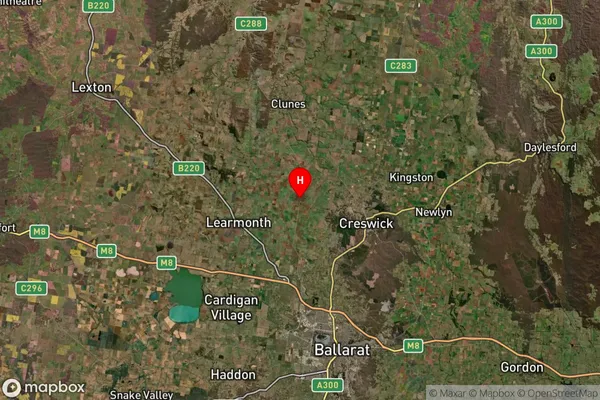 Ascot,Victoria Satellite Map