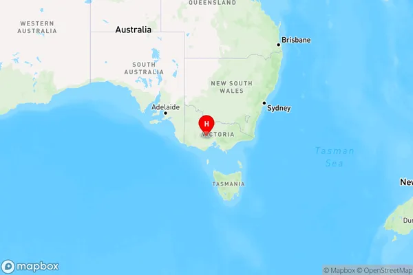 Bald Hills,Victoria Region Map