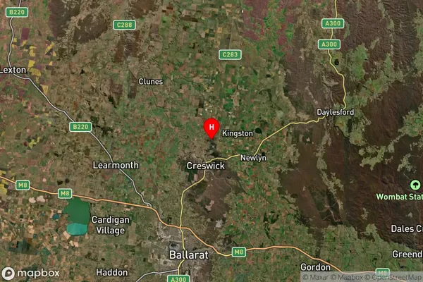 Broomfield,Victoria Satellite Map