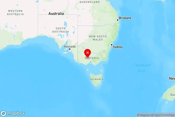 Campbelltown,Victoria Region Map